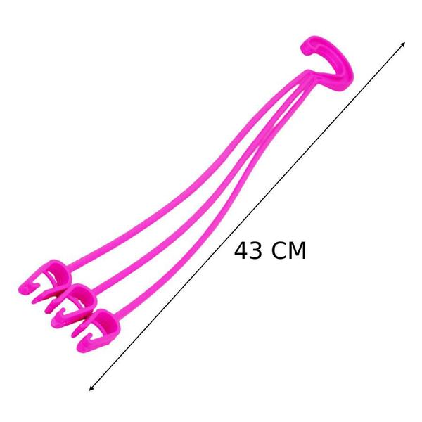 Imagem de 5 Vaso plastico Cuia 21 flores e plantas volume 2 Litros  Coloridas com hastes alça para pendurar ara cactos e suculentas