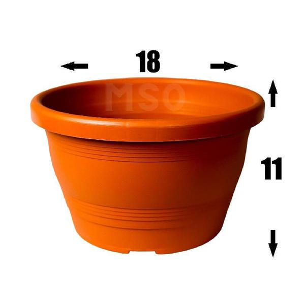 Imagem de 5 Vasos  para plantas Cuias 18 Funda E Alta De 1,7 L Rosa Do Deserto pendentes