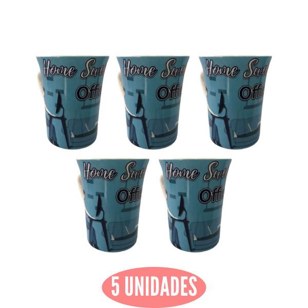 Imagem de 5 Xícara Home Offices Achocolatado 340ml Café Vidro