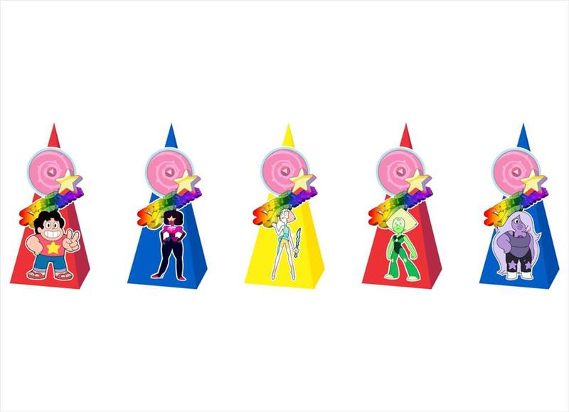 Imagem de 50 Caixinhas CONE para doces Steven universo