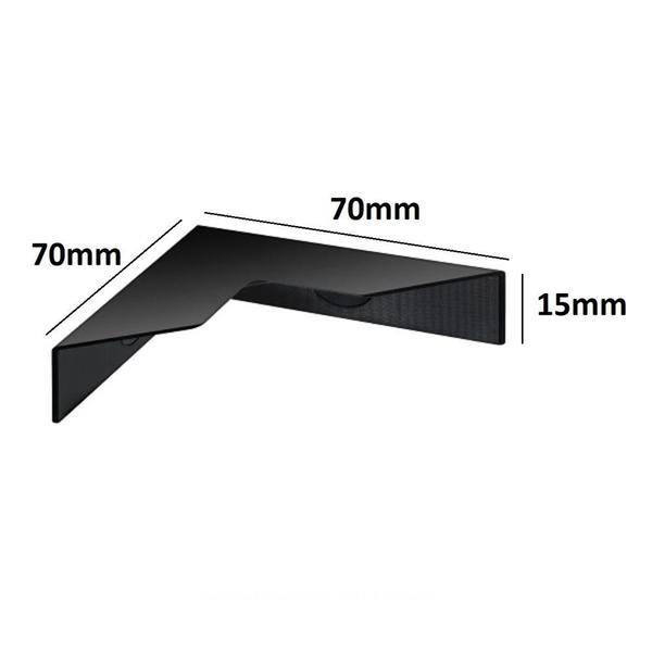 Imagem de 50 Capa Cantoneira Proteção para Transporte MDF Alumínio 15 a 30mm Universal