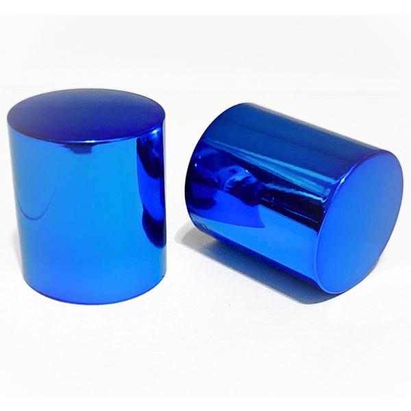 50 Capa Porca Boliviana Azul Cromada Metalizada 18mm 19mm - TOP-AR Imagem de 50 Capa Porca Boliviana Azul Cromada Metalizada 18mm 19mm