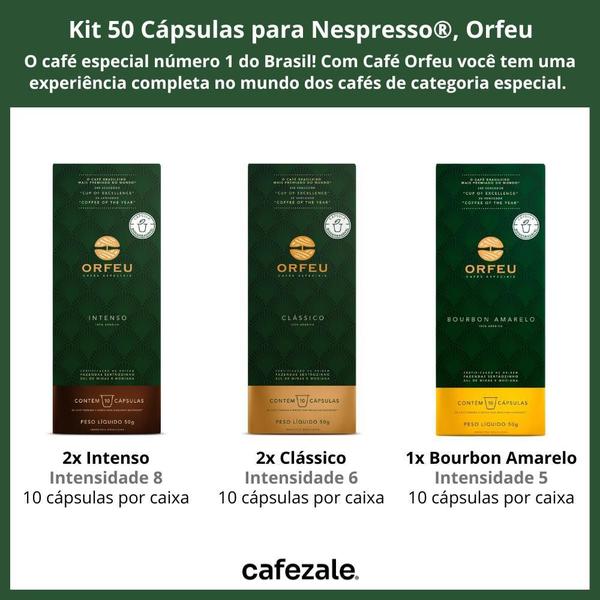 Imagem de 50 Cápsulas Café Orfeu Para Nespresso