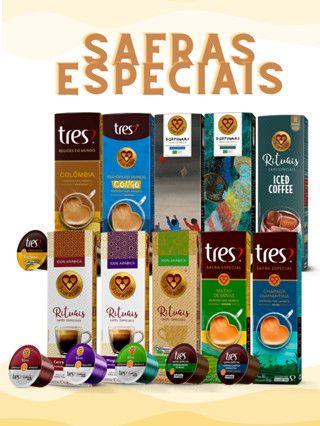 Imagem de 50 Cápsulas Café TRES Corações - Kit sabor definido