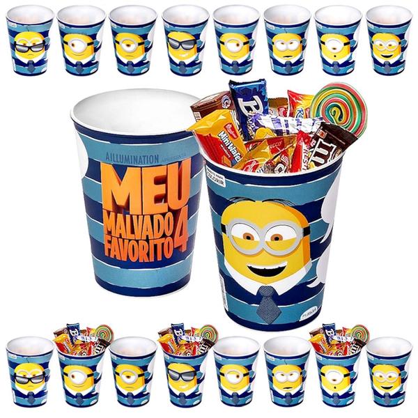 50 Copos para Doces Lembrancinha Decoração de Festa Minions - Plasútil Imagem de 50 Copos para Doces Lembrancinha Decoração de Festa Minions