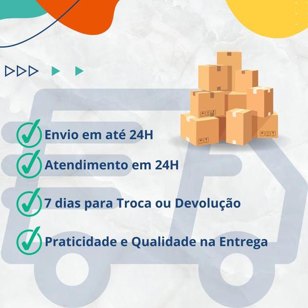 Imagem de 50 Embalagem Delivery Para Hambúrguer Modelo Hexagonal