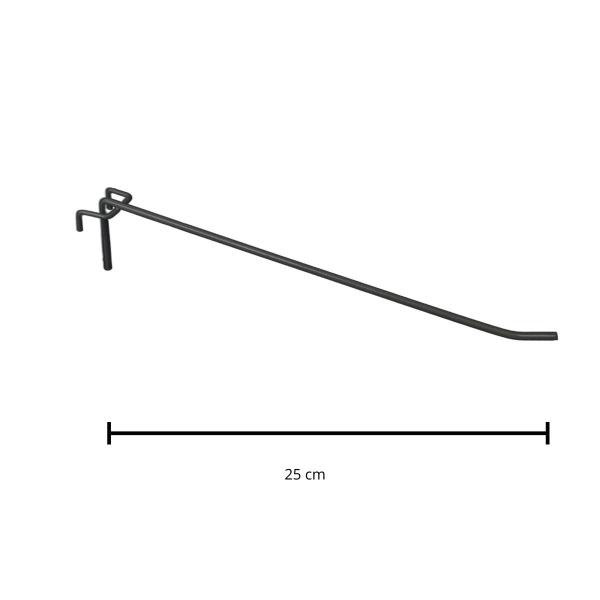 Imagem de 50 Gancho Para Tela 0,25cm - Arame 4mm Branco