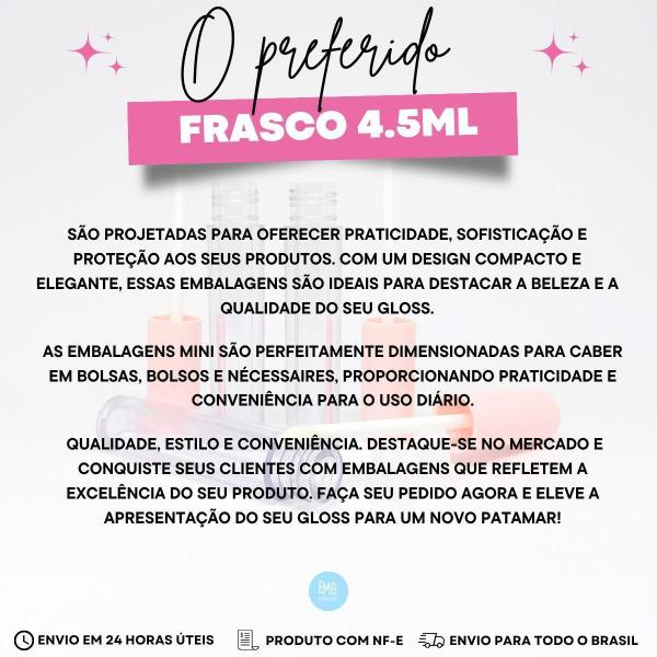 Imagem de 50 Gloss Labial Líquido Embalagem Via Frasco 4,5Ml Premium