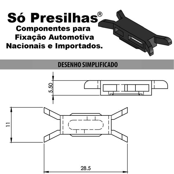 Imagem de 50 Grampos Presilhas Borracha Guarnição Porta Siena 97 98 99 2000 2001 2002 2003 2004 2005 2006 2007 2008 2009 2010 2011 2012 2013 2014 2015 2016 2017