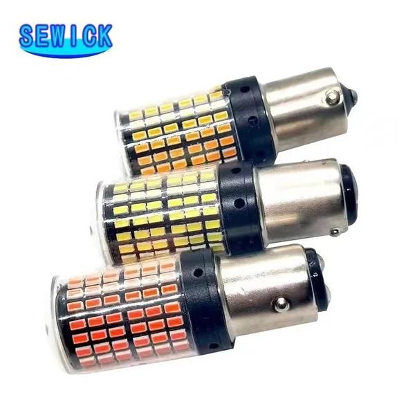 Imagem de 50 Lâmpadas de Sinalização LED Canbus 3014 SMD - S25 1156 BA15S P21W Bay15D PY21W T20 7440 W21W