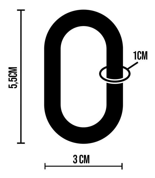 Imagem de 50 mts corrente plastica p pedestal elo grande preta/amarela