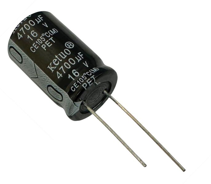 Imagem de 50 pçs - capacitor eletrolitico 4700x16v - 4700 uf x 16v