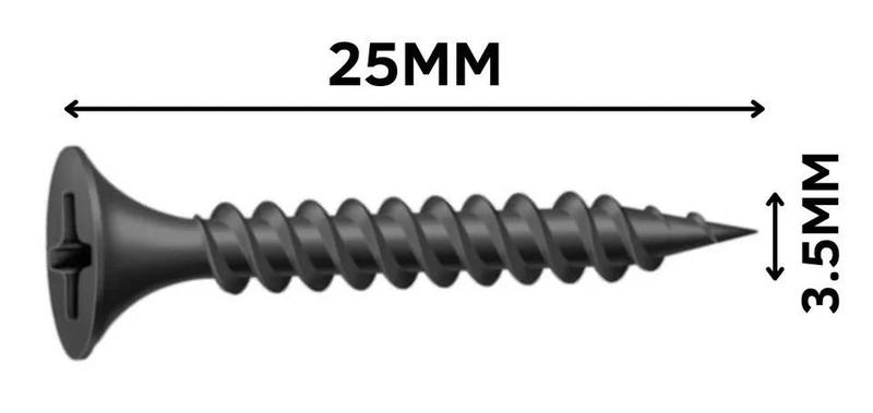 Imagem de 50 pçs Parafuso Cab Trombeta Ponta Agulha 4,2x70mm Drywall