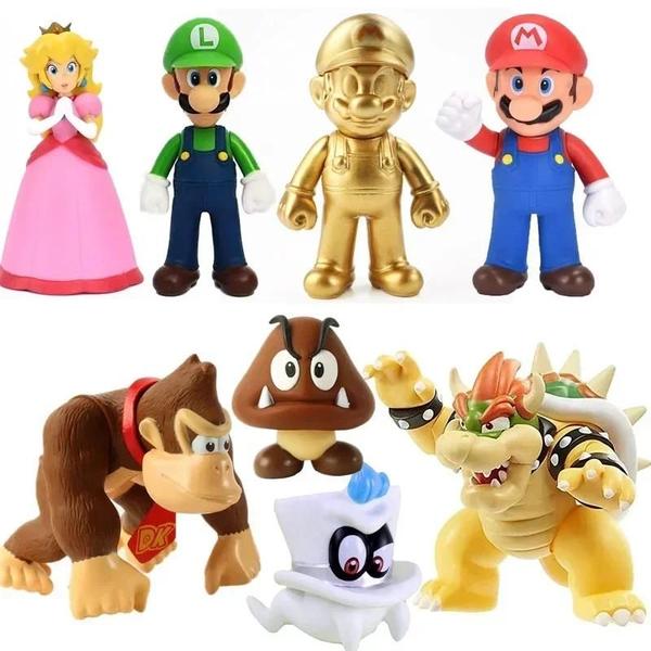 Imagem de 50 Peças de Figuras de Ação Super Mario Bros - Crianças