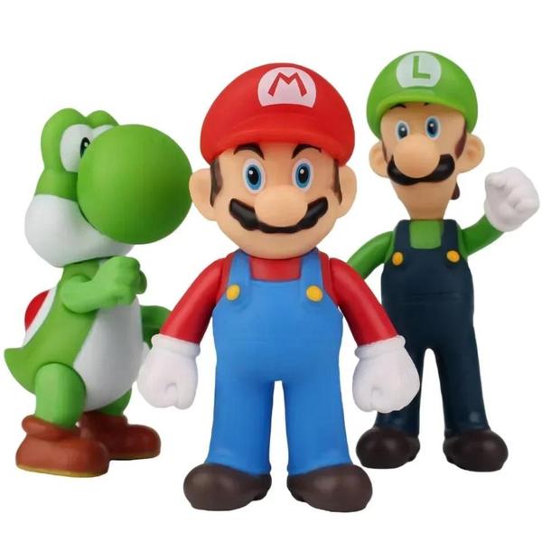 Imagem de 50 Peças de Figuras de Ação Super Mario Bros - Crianças