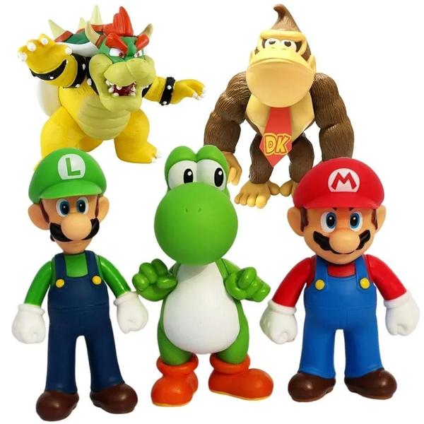 Imagem de 50 Peças de Figuras de Ação Super Mario Bros - Crianças