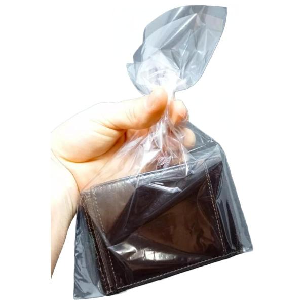 50 Unidades Saco Presente Pequeno Transparente Celofane Bopp 15x22cm VMP para Embrulho de Presente e Alimentos Imagem de 50 Unidades Saco Presente Pequeno Transparente Celofane Bopp 15x22cm VMP para Embrulho de Presente e Alimentos