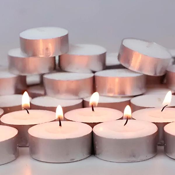 Imagem de 50 Velas Estilo Rechaud Suporte Em Alumínio vela mães