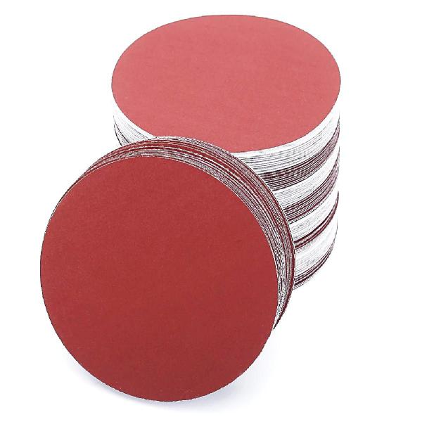 50 X Lixas Disco Grão Liso 125mm 5 Pol. Lixadeira Politriz KaQi Imagem de 50 X Lixas Disco Grão Liso 125mm 5 Pol. Lixadeira Politriz KaQi