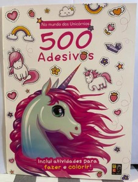 Imagem de 500 adesivos - mundo dos unicornios - PE DA LETRA