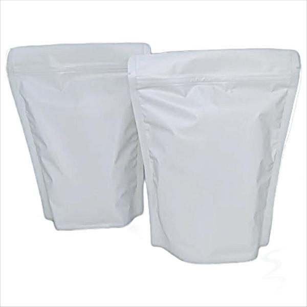 Imagem de 500 Embalagens Sacos Stand Up Pouch Branco Fosco Fecho Zip 21x28