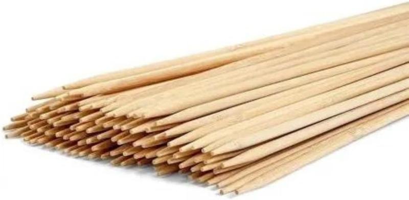 Imagem de 500 Espetos De Bambu Espetinho Churrasco 30cm Madeira Talge