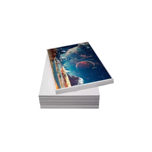 Imagem de 500 folhas de Papel Fotografico Microporoso Glossy A4 Fosco 260g