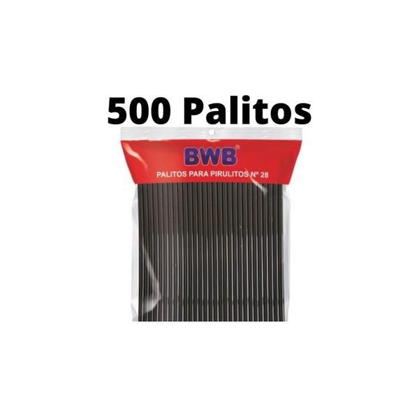 Imagem de 500 Palitos Grande Plástico Canudo 28Cm Topper Bolo E