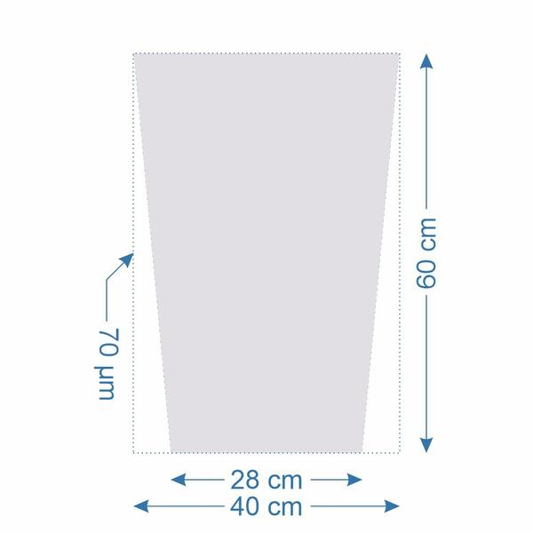 Imagem de 500 Saco Plástico Gofrado 40x60cm 70micra