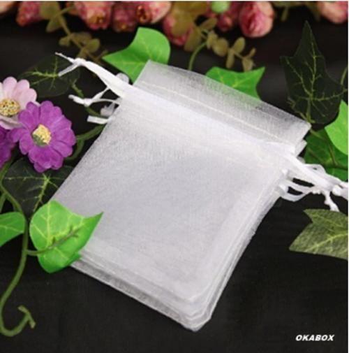 Imagem de 500 Sacos De Organza Para Lembranças 17X23 Cm