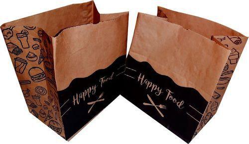 Imagem de 500 Sacos Kraft Delivery Grande Marmitas Comida 30x31x19 (HAPPY FOOD)