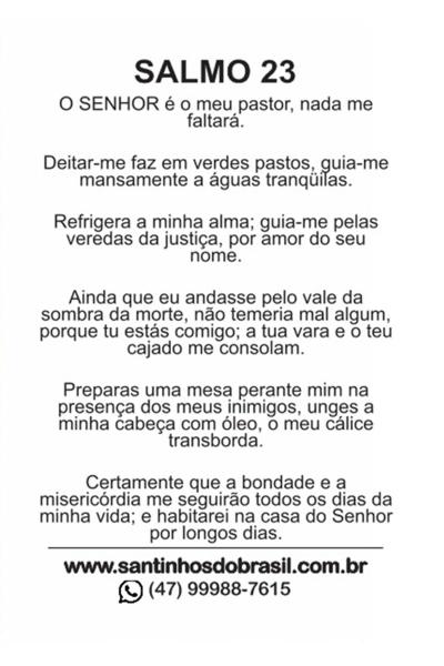 Imagem de 500 Santinho Salmo 23 (oração no verso) - 7x10 cm