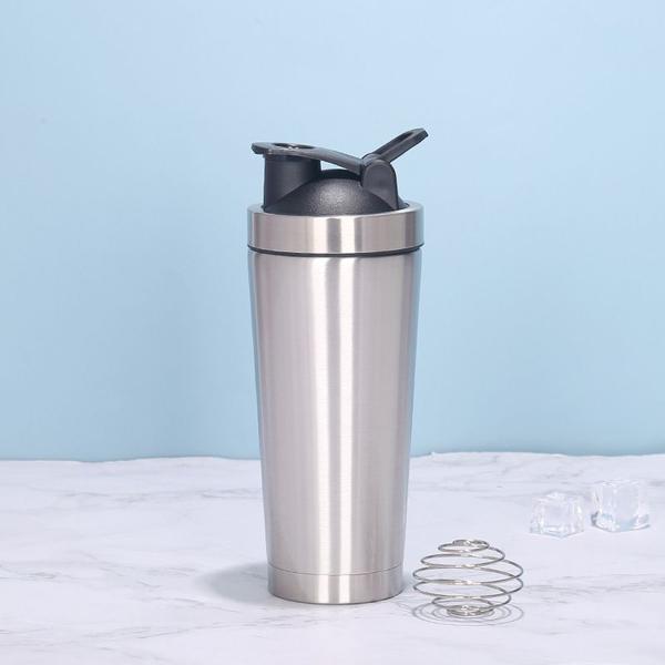 Imagem de 500ML 304 Shaker de isolamento de proteína de aço inoxidável