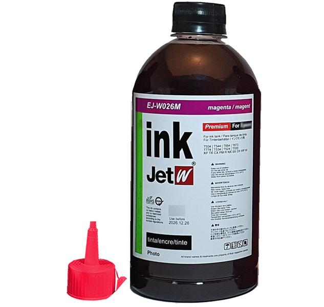 500ml Tinta EPS T544 L3250 L3150 L3210 L3110 L5190 L5290 L1210 L1250 L5590 544 - Jetw Imagem de 500ml Tinta EPS T544 L3250 L3150 L3210 L3110 L5190 L5290 L1210 L1250 L5590 544
