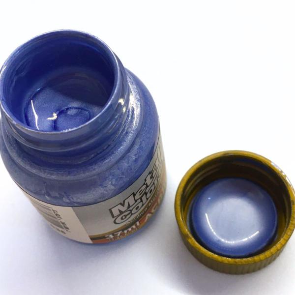 Imagem de 535 tinta metal colors acrilex - azul mar - 37ml