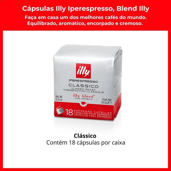 Imagem de 54 Cápsulas Illy Iperespresso, Clássico, Café Illy Blend