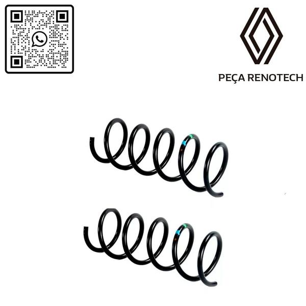 Imagem de 540105095r - kit com 2 molas dianteiras - motor 1.0 12v b4d - 2016 em diante - kwid