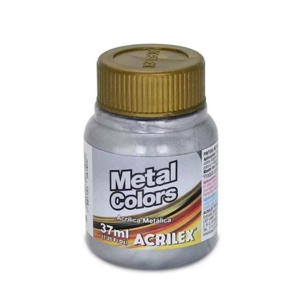 Imagem de 599  tinta metal colors acrilex - alumínio - 37ml