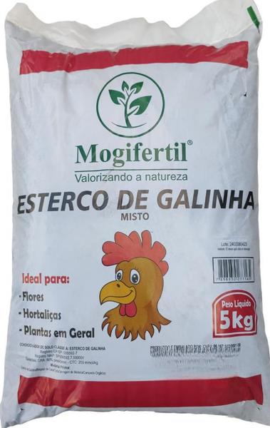 Imagem de 5kg Esterco de Galinha Adubo Orgânico Seco Mogifertil