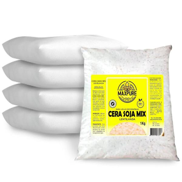 5Kg Pacote Parafina Granulada Lentilhada Para Fabricar Velas - Maxpure Imagem de 5Kg Pacote Parafina Granulada Lentilhada Para Fabricar Velas