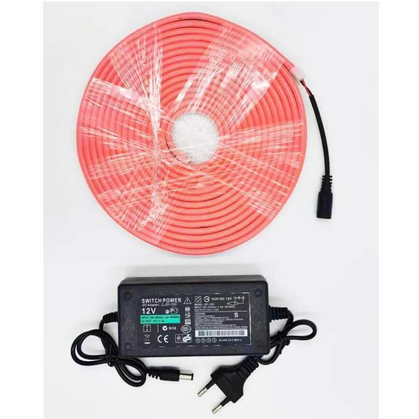 Imagem de 5m Mangueira Fita Led 12v Neon Corte2,5cm Alto Brilho+ Fonte