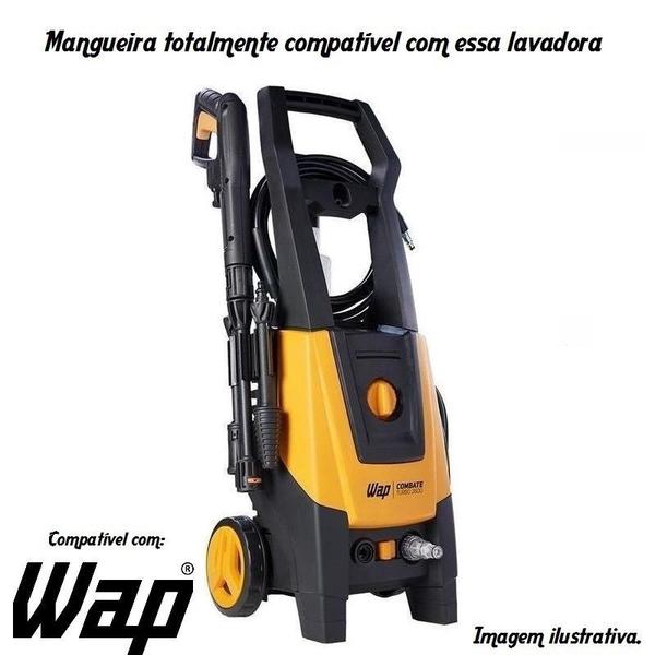 Imagem de 5mt Mangueira Kit Snow Foam Wap Combate Turbo Ultra 2600 Lavadora Alta Pressão