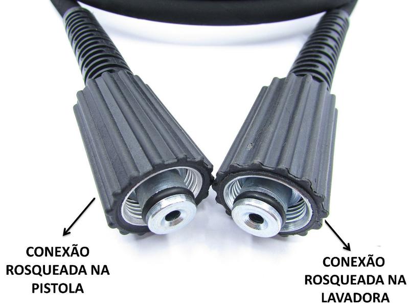 Imagem de 5mt Mangueira Trama Aço Wap Atacama Lavadora Alta Pressão