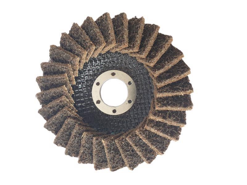 5pc disco flap manta abrasiva 115mmx22,23mm marrom grosso - OMEGA Imagem de 5pc disco flap manta abrasiva 115mmx22,23mm marrom grosso