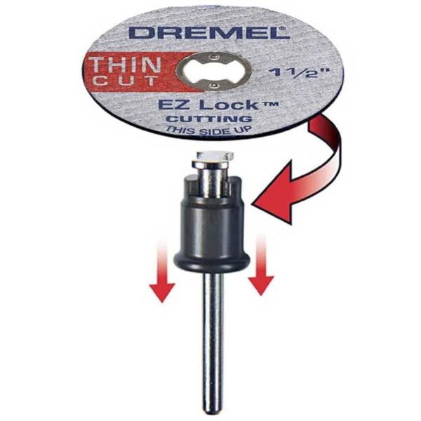 Imagem de 5Pçs Dremel Ez409 Disco Corte Para Metal Ez Lock 2615E409Ac