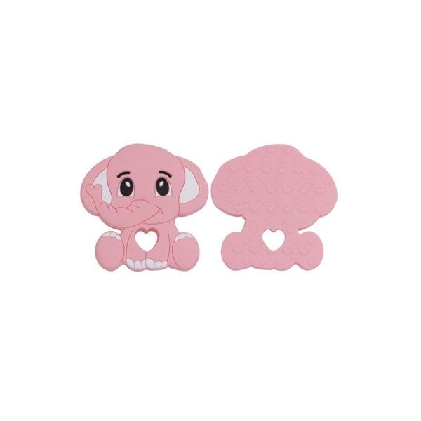 Imagem de 5pcs Silicone Baby Teether Elephant Roedor Dentes de Bebê Brinquedos Mastigáveis Animal Forma Bebê Produtos de Enfermagem Presente Dentes de bebê