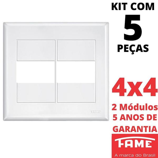 Imagem de 5un Placa 4X4 02 Módulos Com Suporte Evidence