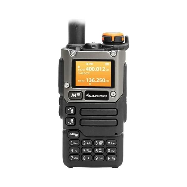 Imagem de 5W Quansheng UV-K6 Walkie Talkie Tipo C Carga UHF VHF DTMF FM Scrambler NOAA Frequência Sem Fio