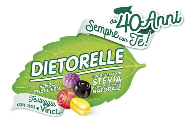 5X Bala De Goma De Menta Com Stevia Dietorelle 70G Imagem de 5X Bala De Goma De Menta Com Stevia Dietorelle 70G