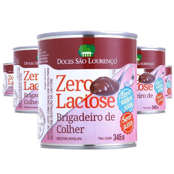 Imagem de 5x Brigadeiro de Colher Zero/Zero S LOURENCO 345g